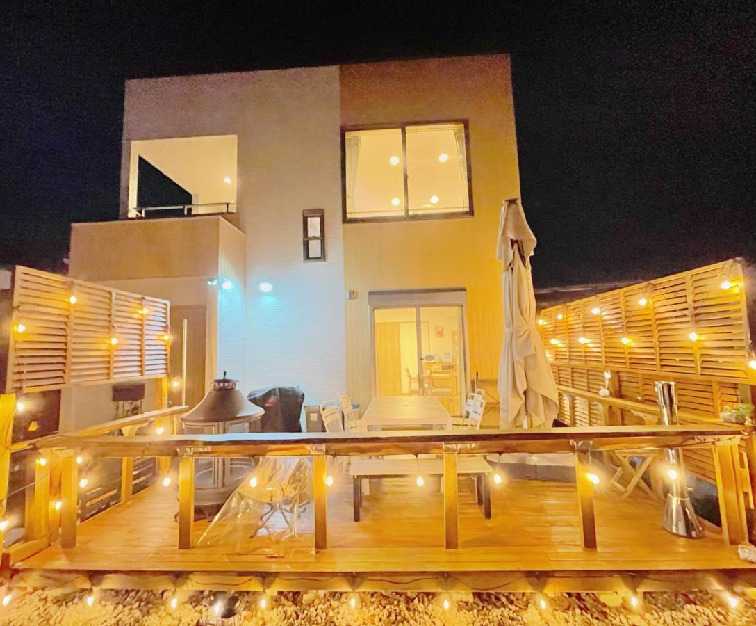 ヴィラ山間堂grandvilla Mt Fuji View Bbq Bonfire Annovillas Sankando Fujikawaguchiko Exteriör bild