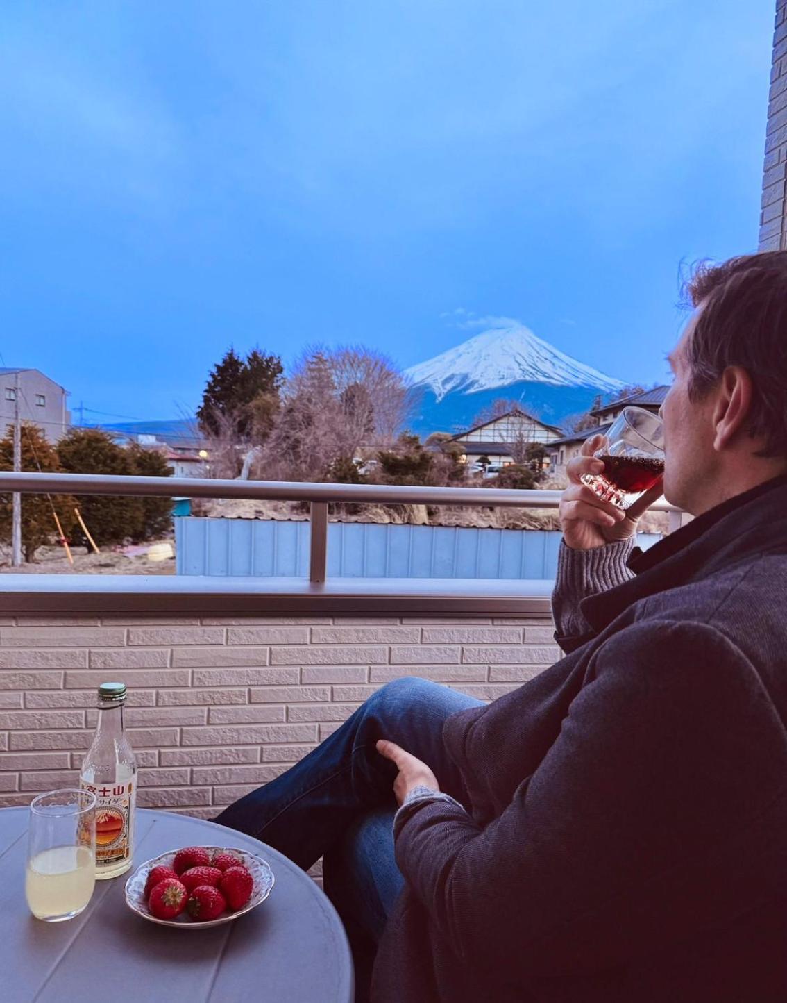 ヴィラ山間堂grandvilla Mt Fuji View Bbq Bonfire Annovillas Sankando Fujikawaguchiko Exteriör bild